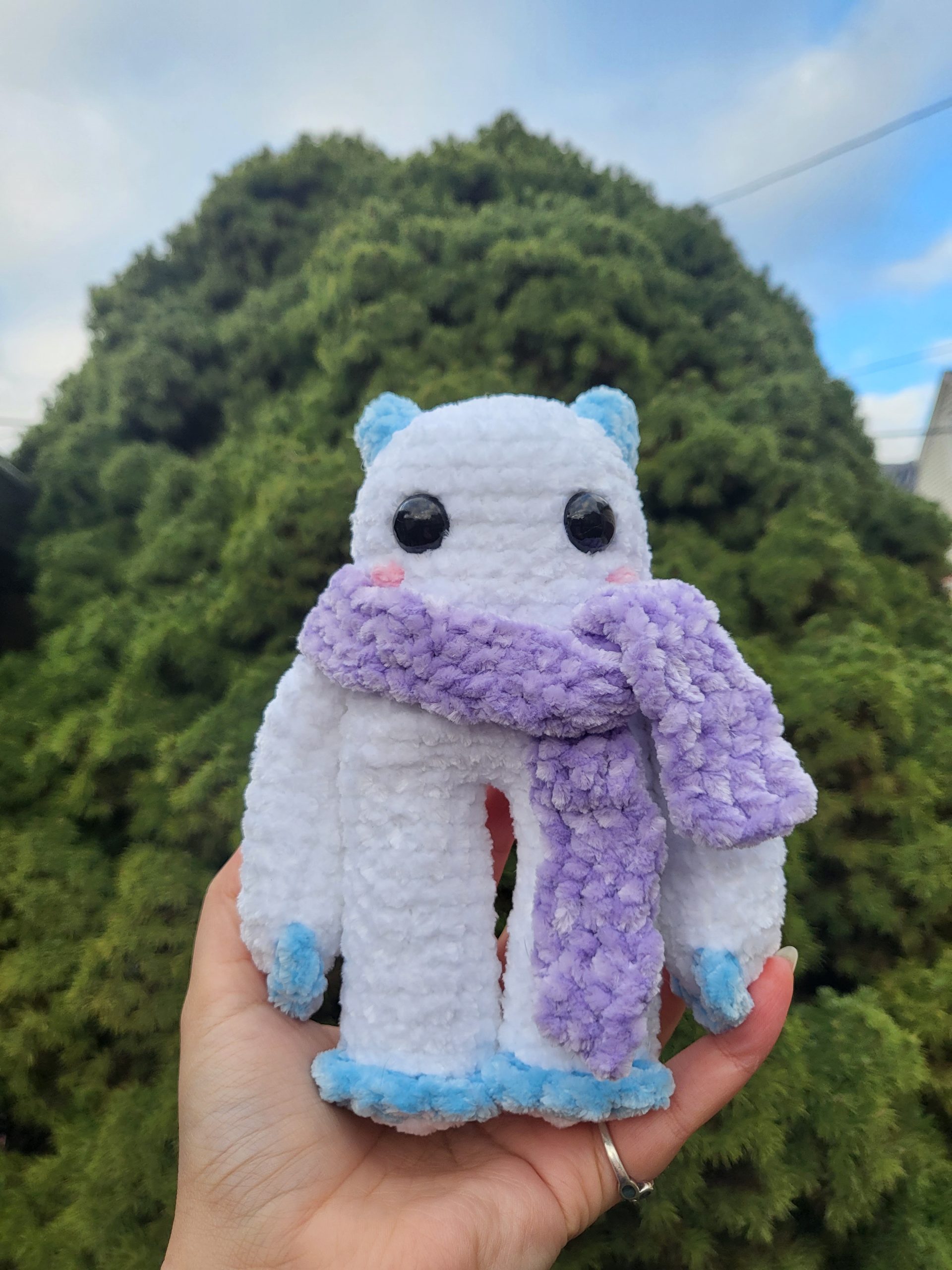 snow monster/yeti – pdf crochet pattern - Image 2