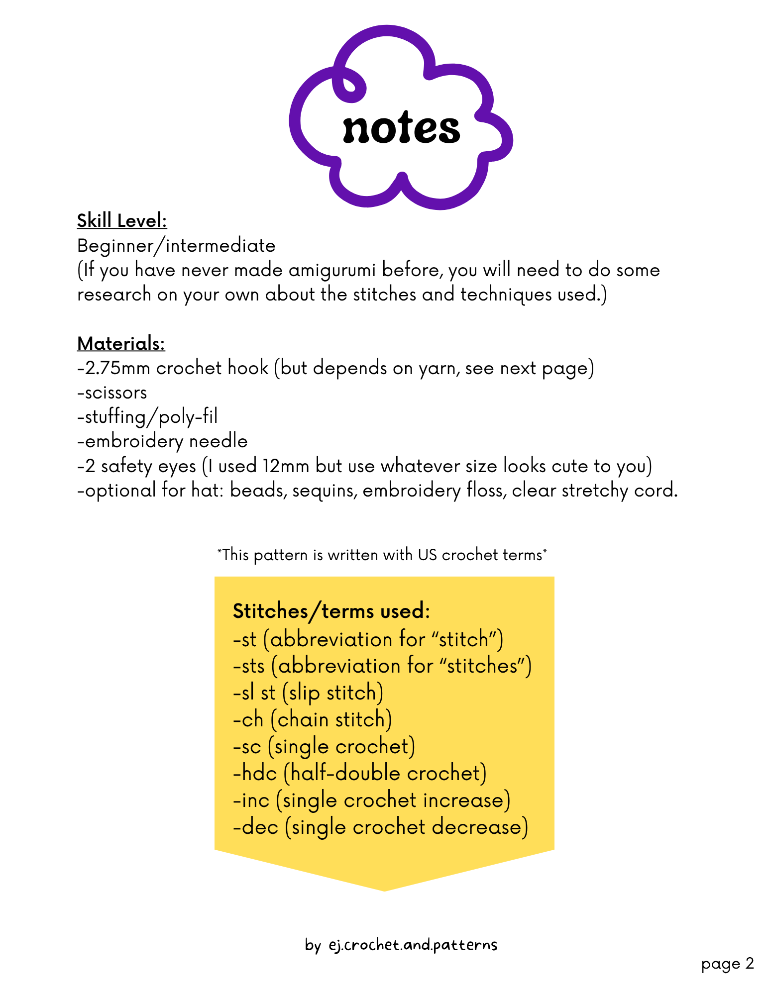 mini frog – pdf crochet pattern - Image 10