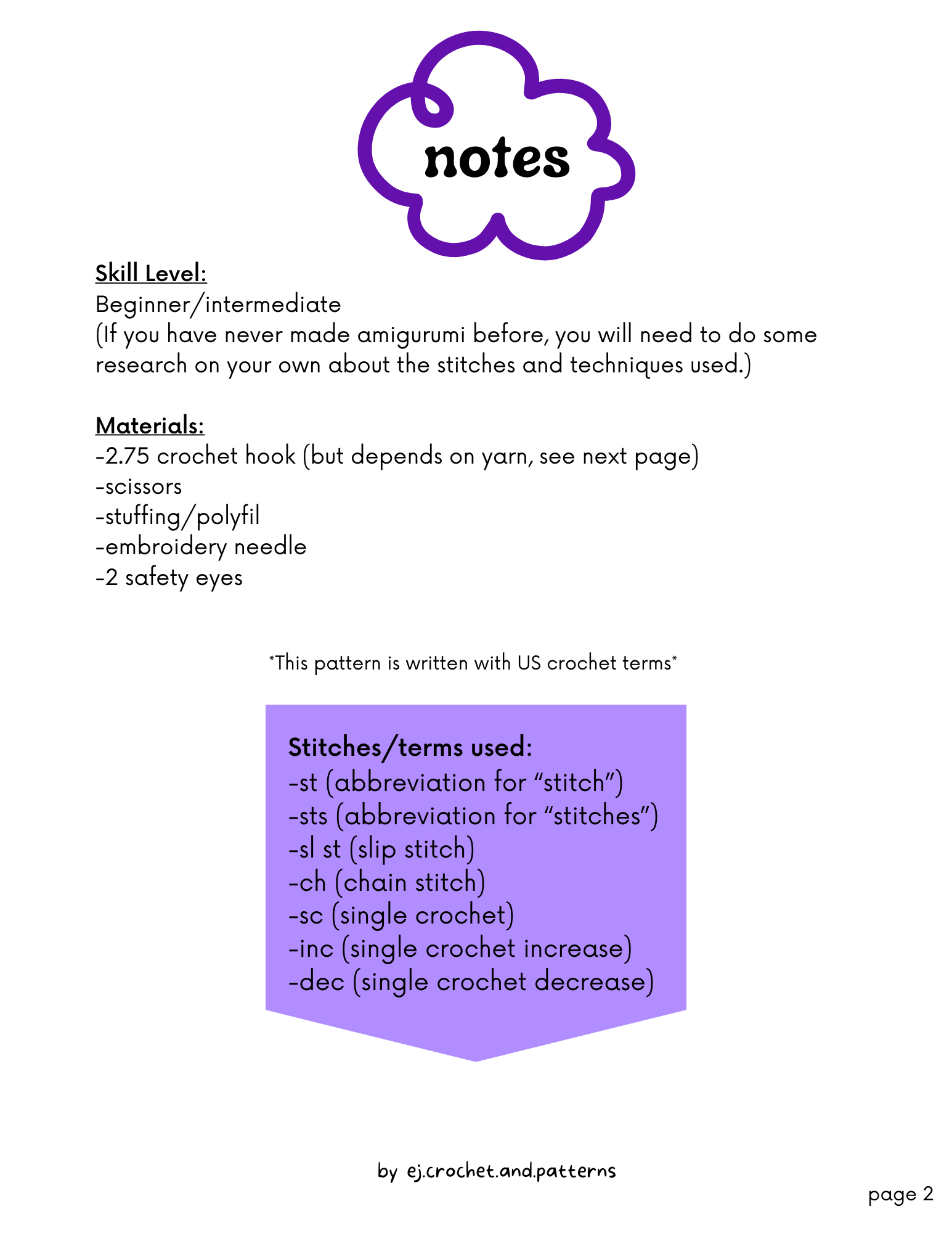 mini snail – pdf crochet pattern - Image 9